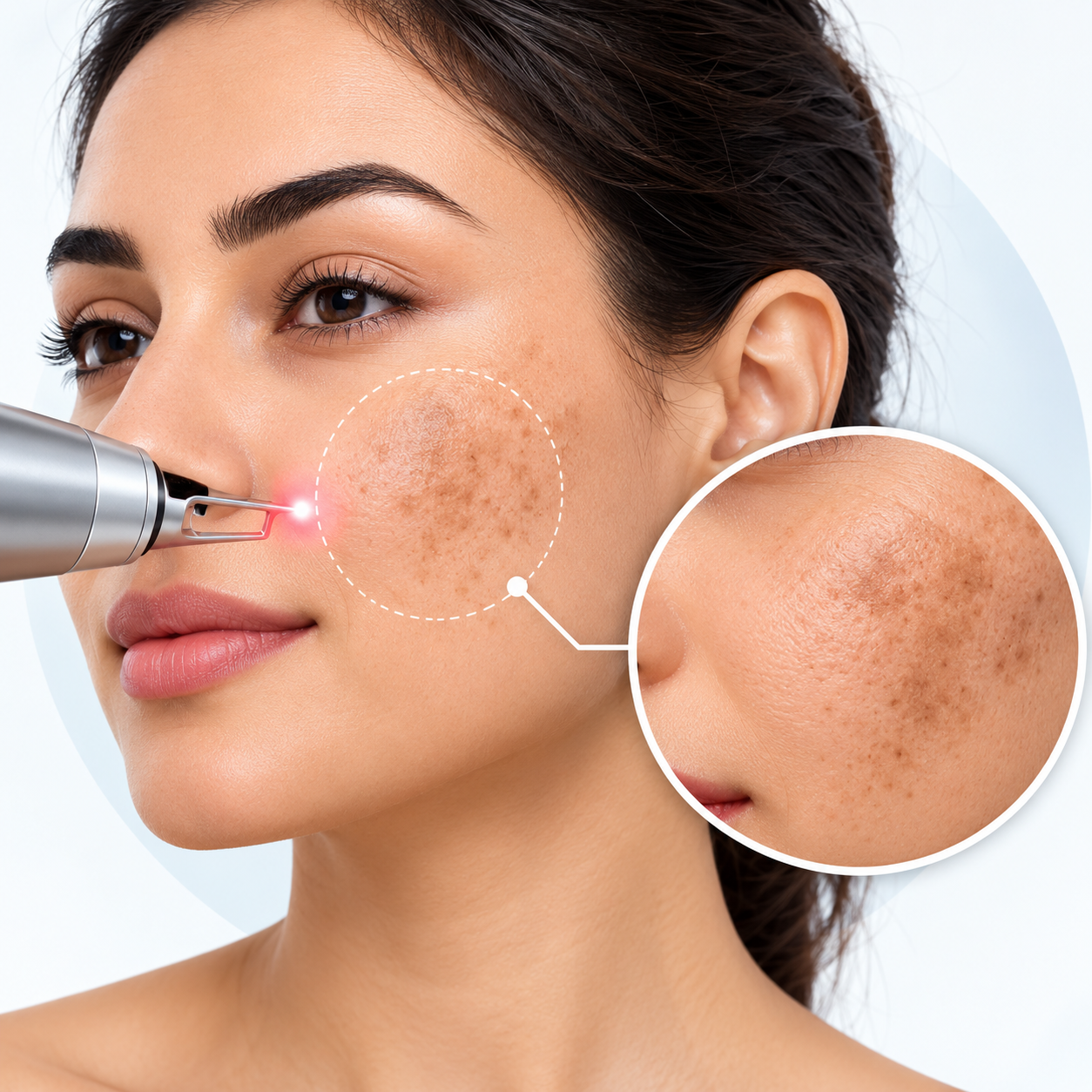 Cheeks treatment area