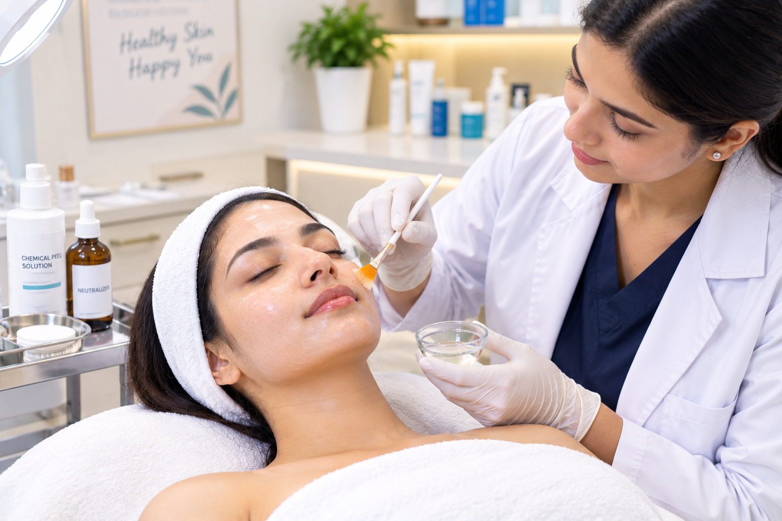 Chemical peel treatment