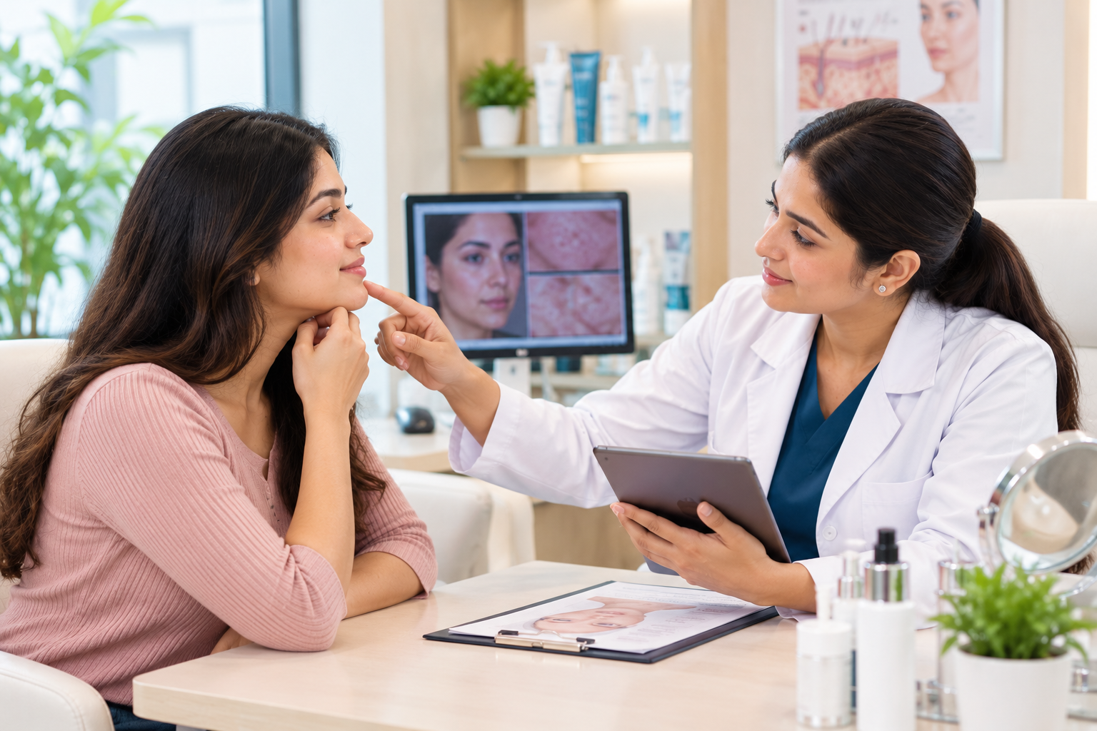 Dermatologist consultation