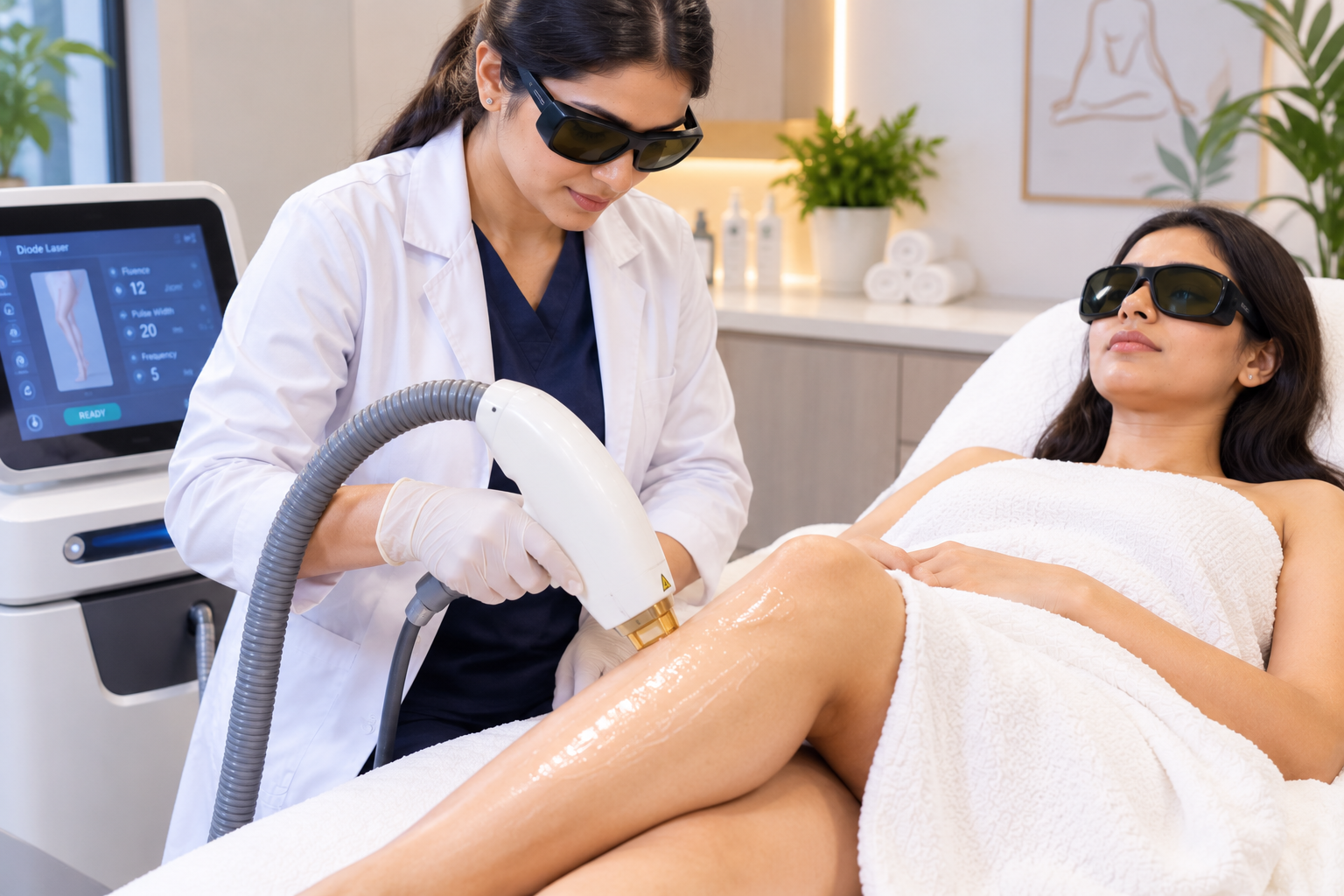 Laser hair reduction